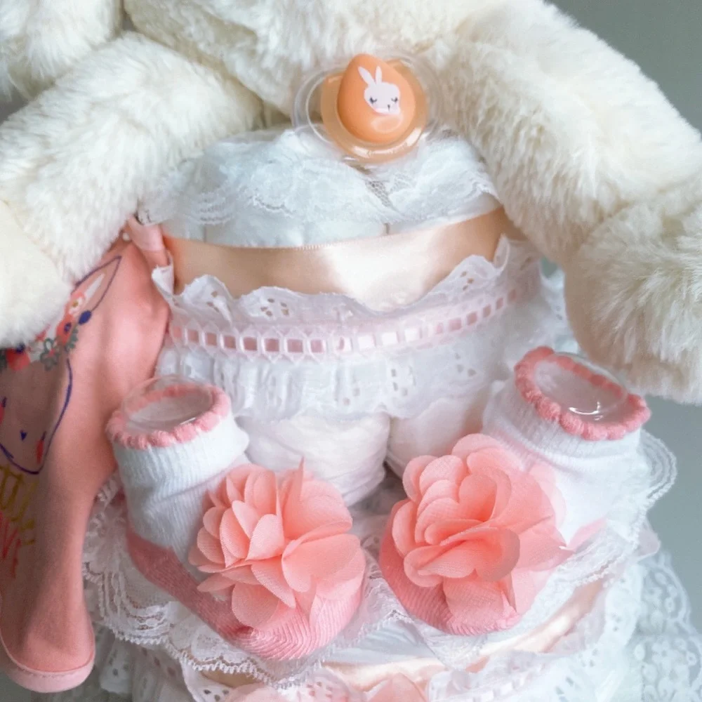 Bunny Diaper Cake, Easter Diaper Cake